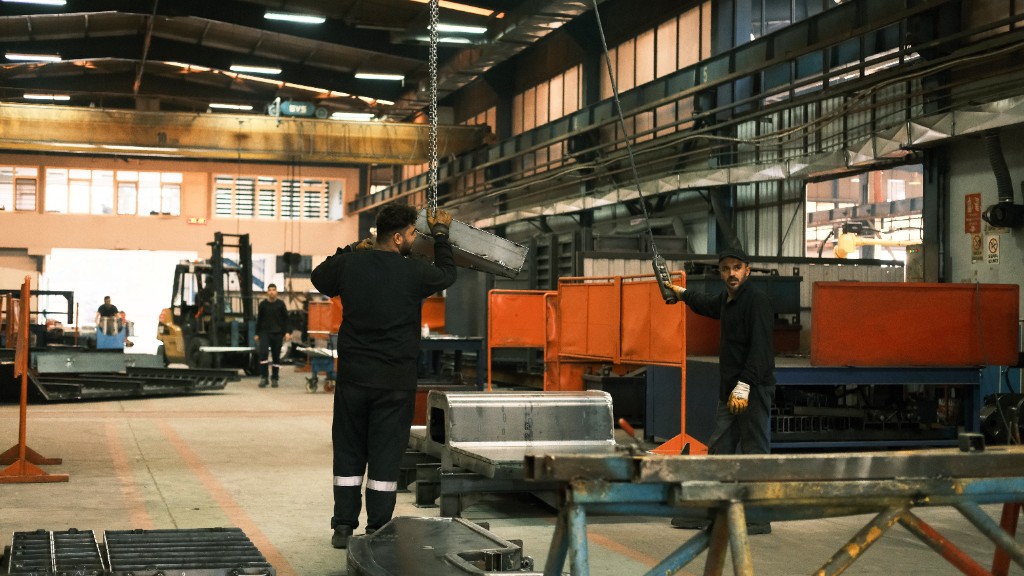 Industrial warehouse and metal processing operations